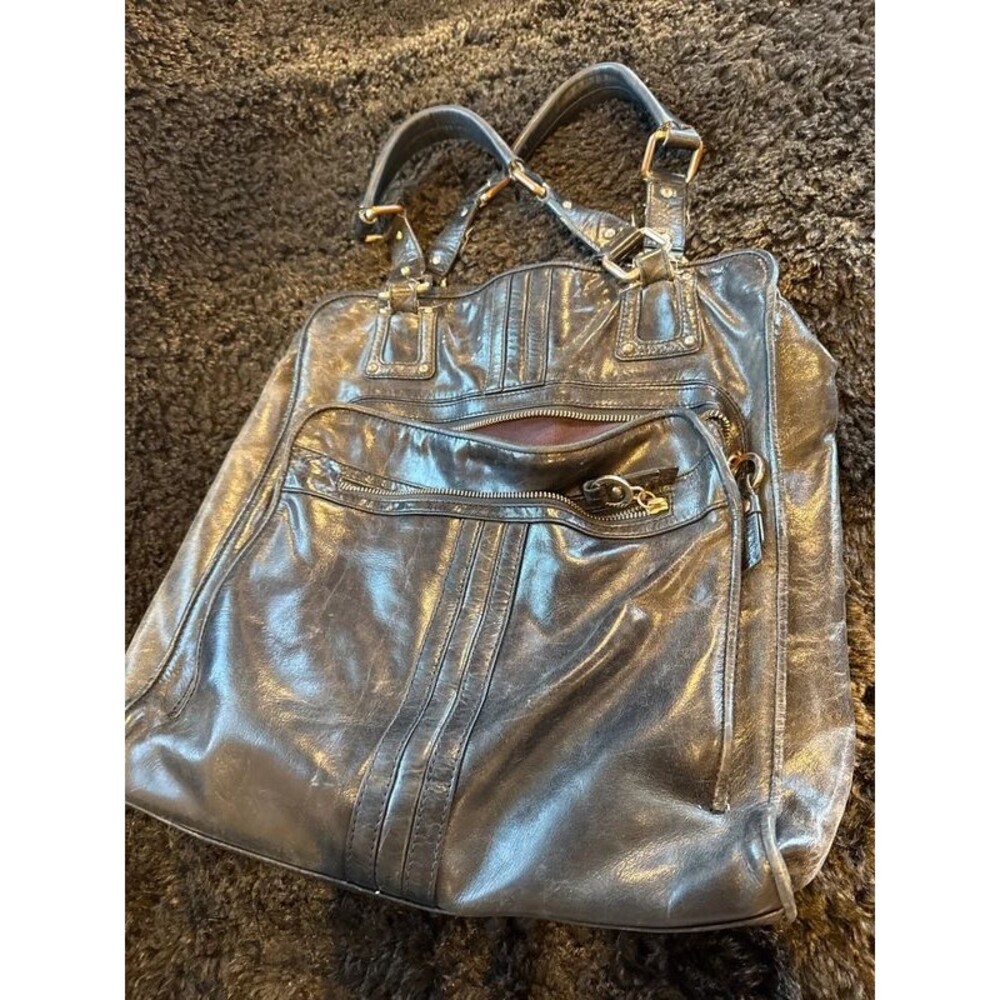 Charles David, black leather bag